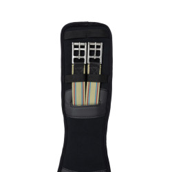 Cilha de adestramento Winston com espuma de memória Horze Preto