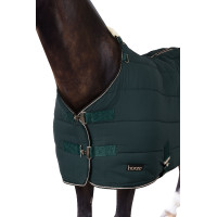 Capa de box Horze para pônei Glasgow Verde-água escuro Capa de box Horze para pônei Glasgow Verde-água escuro
