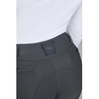 Calça Pikeur Linn grip joelhos feminina Sombra escura Cinzento