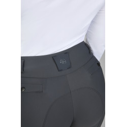 Calça Pikeur Linn grip joelhos feminina Sombra escura Cinzento Calça Pikeur Linn grip joelhos feminina Sombra escura Cinzento