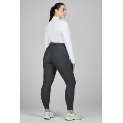 Calça Pikeur Linn grip joelhos feminina Sombra escura Cinzento Calça Pikeur Linn grip joelhos feminina Sombra escura Cinzento