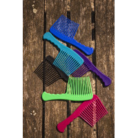 Escova para crina Hippotonic Glitter Azul Escova para crina Hippotonic Glitter Azul