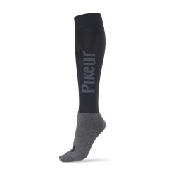 Meias de equitação bicolores Pikeur Cinzento Meias de equitação bicolores Pikeur Cinzento