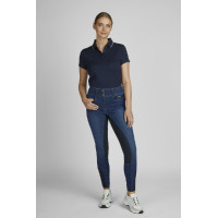 Calça Pikeur Jeans Candela feminina full grip Azul denim