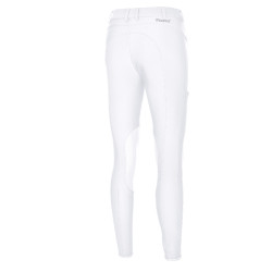 Calça Pikeur Tessa feminina com grip nos joelhos Branco