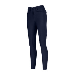 Calça Pikeur Laure grip joelhos feminina Azul-noite Calça Pikeur Laure grip joelhos feminina Azul-noite
