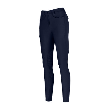 Calça Pikeur Laure grip joelhos feminina Azul-noite Calça Pikeur Laure grip joelhos feminina Azul-noite