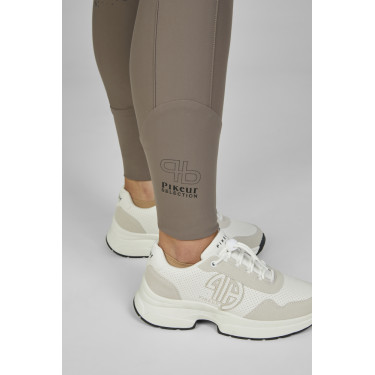 Calça Pikeur Laure full grip feminina 3005 cintura alta  Cinzento-acastanhado Castanho