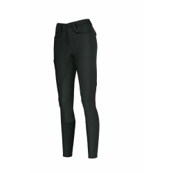 Calça Pikeur Laure feminina full grip cintura média 3006 Verde escuro Calça Pikeur Laure feminina full grip cintura média 3006 Verde escuro