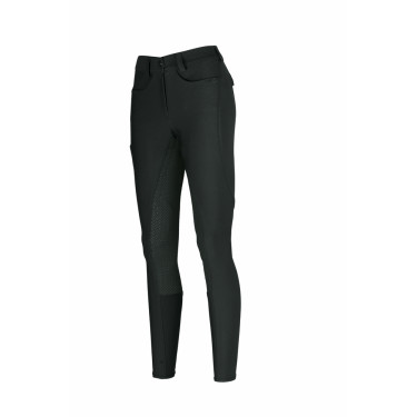 Calça Pikeur Laure feminina full grip cintura média 3006 Verde escuro Calça Pikeur Laure feminina full grip cintura média 3006 Verde escuro