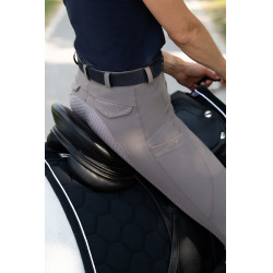 Calça Pikeur Laure feminina full grip cintura média 3006 Cinzento-acastanhado Castanho Calça Pikeur Laure feminina full grip cintura média 3006 Cinzento-acastanhado Castanho