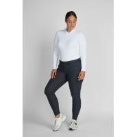 Calça Pikeur Laure feminina full grip cintura média 3006 Sombra escura