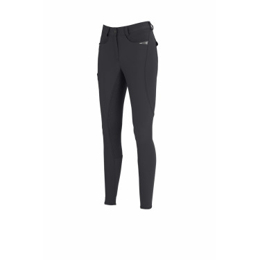 Calça Pikeur Laure feminina full grip cintura média 3006 Antracite Cinzento Calça Pikeur Laure feminina full grip cintura média 3006 Antracite Cinzento