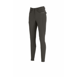 Calça Pikeur Laure feminina full grip cintura média 3006 Azeitona preta Preto