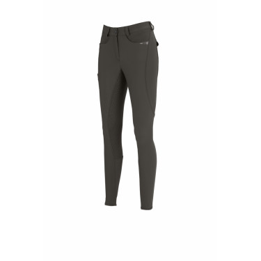 Calça Pikeur Laure feminina full grip cintura média 3006 Azeitona preta Preto