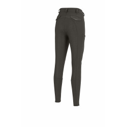 Calça Pikeur Laure feminina full grip cintura média 3006 Azeitona preta Preto