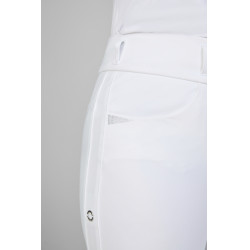 Calça Pikeur Laure full grip feminina Branco Calça Pikeur Laure full grip feminina Branco