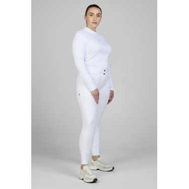 Calça Pikeur Laure full grip feminina Branco Calça Pikeur Laure full grip feminina Branco