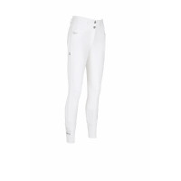 Calça Pikeur Laure com assento falso de camurça para mulher Branco