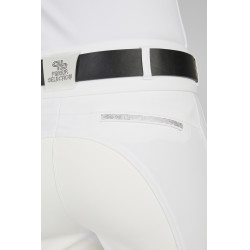 Calça Pikeur Laure com assento falso de camurça para mulher Branco