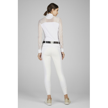 Calça Pikeur Laure com assento falso de camurça para mulher Calça Pikeur Laure com assento falso de camurça para mulher