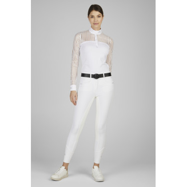 Calça Pikeur Laure com assento falso de camurça para mulher Calça Pikeur Laure com assento falso de camurça para mulher