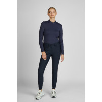 Calça Pikeur feminina Romy com grip nos joelhos Azul-noite Calça Pikeur feminina Romy com grip nos joelhos Azul-noite