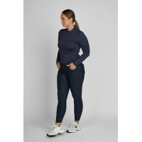 Calça Pikeur feminina Romy com grip nos joelhos Azul-noite Calça Pikeur feminina Romy com grip nos joelhos Azul-noite