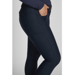 Calça Pikeur feminina Romy com grip nos joelhos Azul-noite