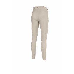 Calça Pikeur feminina Vally full grip 6106 cintura média Creme baunilha Bege