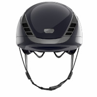 Capacete de equitação Abus Airluxe Chrome Azul-noite brilhante