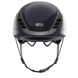 Capacete de equitação Abus Airluxe Chrome Azul-noite brilhante Capacete de equitação Abus Airluxe Chrome Azul-noite brilhante