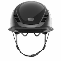 Capacete de equitação Abus Airluxe Chrome L.V Preto brilhante