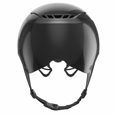 Capacete de equitação Abus Airluxe Chrome L.V Preto brilhante Capacete de equitação Abus Airluxe Chrome L.V Preto brilhante