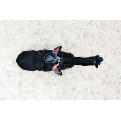 Capacete de equitação Abus Airluxe Chrome L.V Preto brilhante Capacete de equitação Abus Airluxe Chrome L.V Preto brilhante