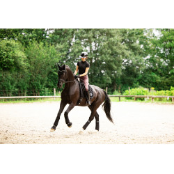 Capacete de equitação Abus Airluxe Chrome L.V Preto brilhante Capacete de equitação Abus Airluxe Chrome L.V Preto brilhante