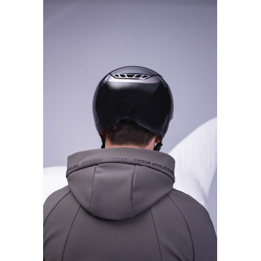 Capacete de equitação Abus Airluxe Chrome L.V Preto brilhante Capacete de equitação Abus Airluxe Chrome L.V Preto brilhante
