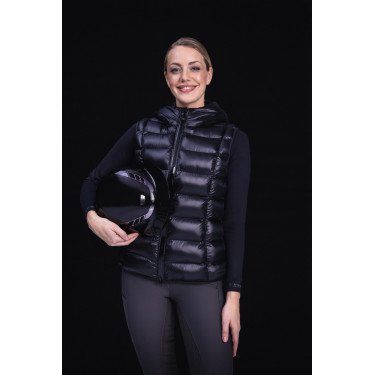 Capacete de equitação Abus Airluxe Chrome L.V Preto brilhante Capacete de equitação Abus Airluxe Chrome L.V Preto brilhante