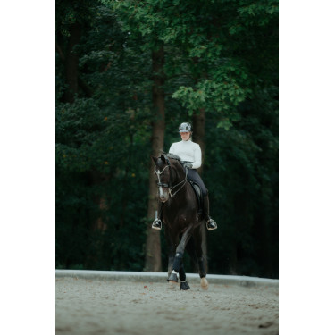 Capacete de equitação Abus Airluxe Chrome L.V Preto brilhante Capacete de equitação Abus Airluxe Chrome L.V Preto brilhante