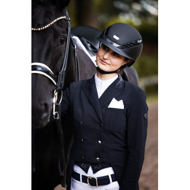 Capacete de equitação Abus Airluxe Supreme Preto