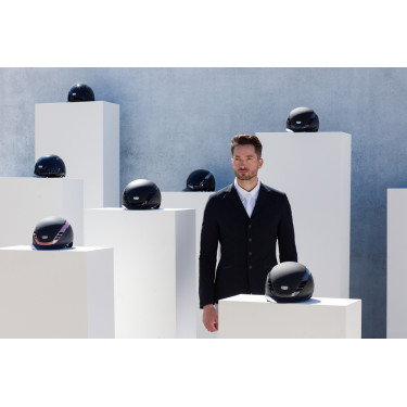 Capacete de equitação Abus Airluxe Supreme Preto