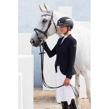 Capacete de equitação Abus Airluxe Supreme Preto