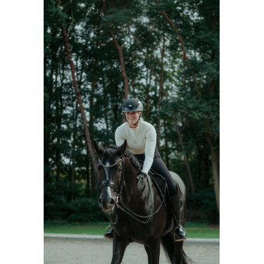 Capacete de equitação Abus Airluxe Supreme Preto