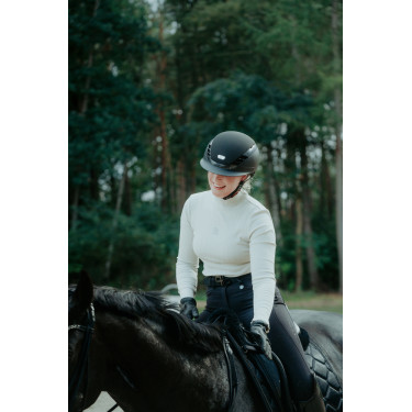 Capacete de equitação Abus Airluxe Supreme Preto