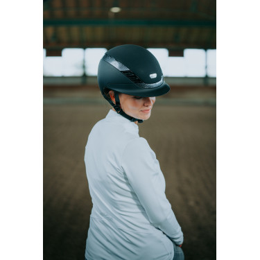 Capacete de equitação Abus Airluxe Supreme Preto