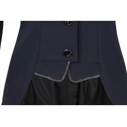 Frac de adestramento curto Pikeur Cecile feminino Azul-noite