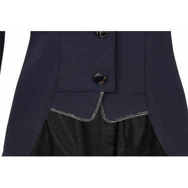 Frac de adestramento curto Pikeur Cecile feminino Azul-noite