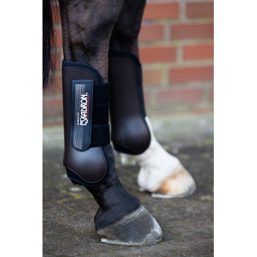 Guêtres de salto Eskadron posteriores Castanho escuro