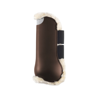Guarnecedores dianteiros Eskadron Flexisoft com pelo sintético Castanho escuro