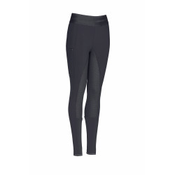 Legging Pikeur infantil full grip Ida Athl Sombra escura Cinzento